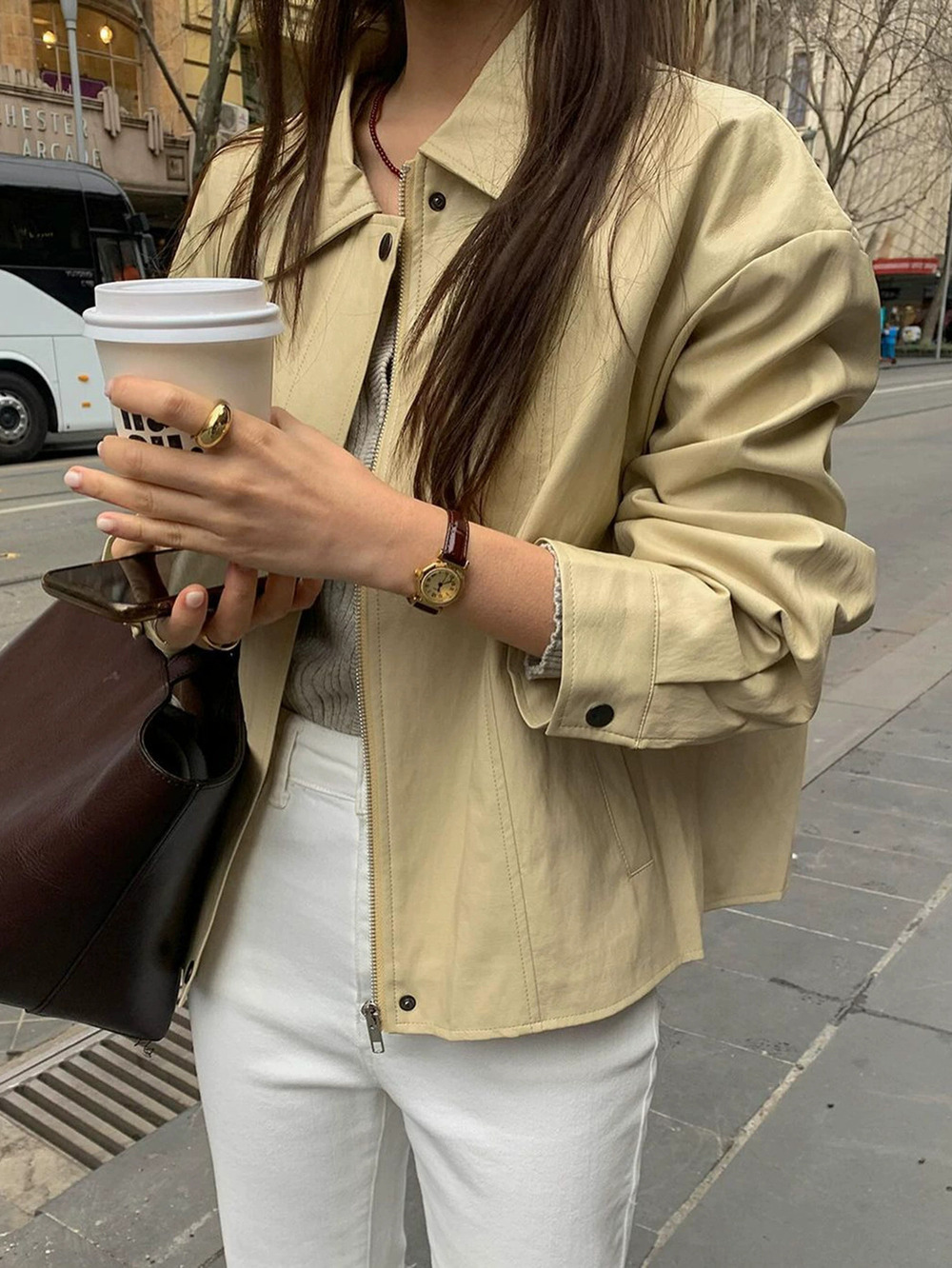 Zara Kaikuo Vacation Zipper Jacket Fall Winter